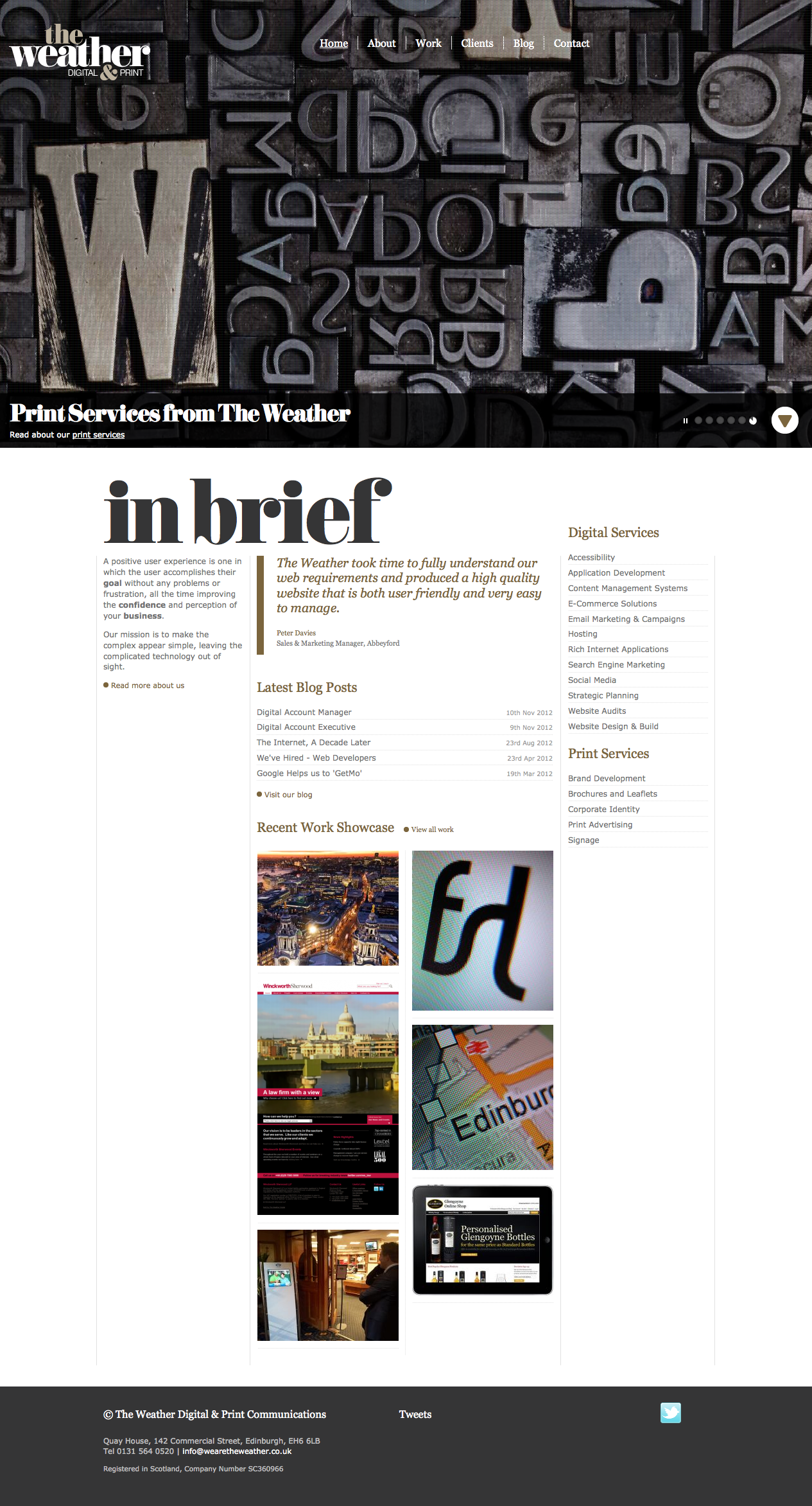 The Weather Digital & Print